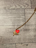 Engraved Grad Cap Necklace